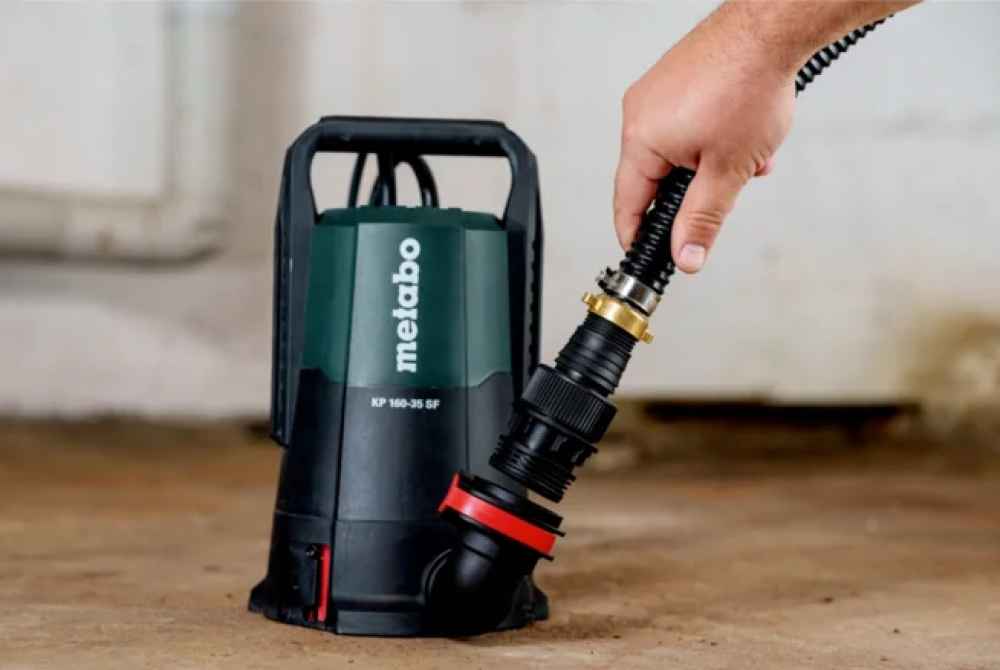Metabo KP 160-35 SF Kombi Tauchpumpe für Klar-/Schmutzwasser, Überlastschutz